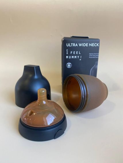 Пляшечка для годування HEORSHE 160 мл Чорна | Зображення 1