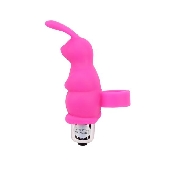 Насадка на палець - MisSweet Sweetie Rabbit Finger Vibrator Pink Sex Aura | Зображення 1