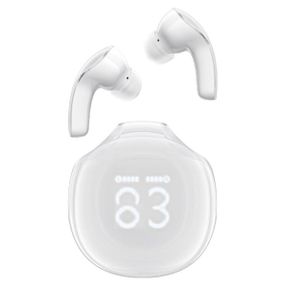 Беспроводные наушники ACEFAST T9 Crystal (Air) color bluetooth earbuds Porcelain White