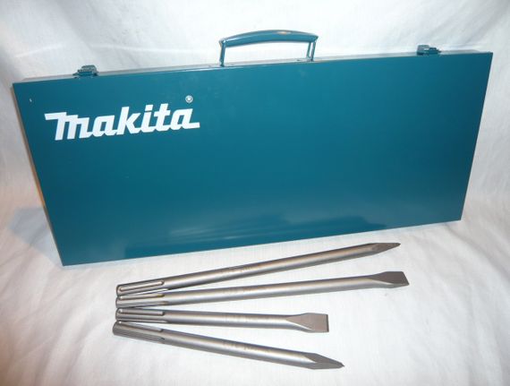 Набір зубил для перфораторів з патроном SDS-MAX в металевому кейсі Makita P-18013 | Зображення 4
