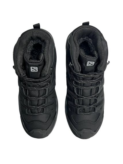 Чоловічі зимові кросівки Salomon Quest 4 GTX Black Grey Fur  , В'єтнам 46 29- 29.5 см | Зображення 4