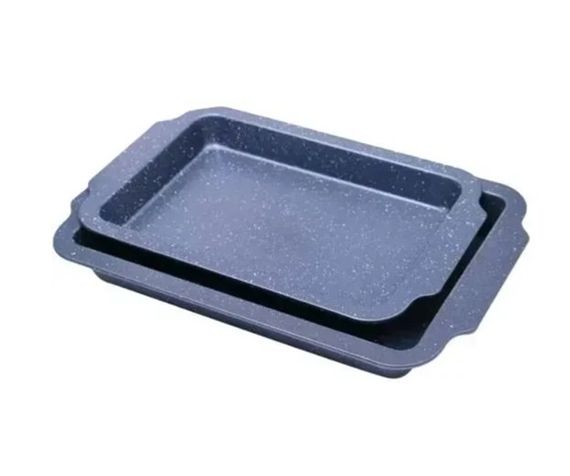 Форма для випікання прямокутна Edenberg EB-15007 40x27x6,5 см сіра