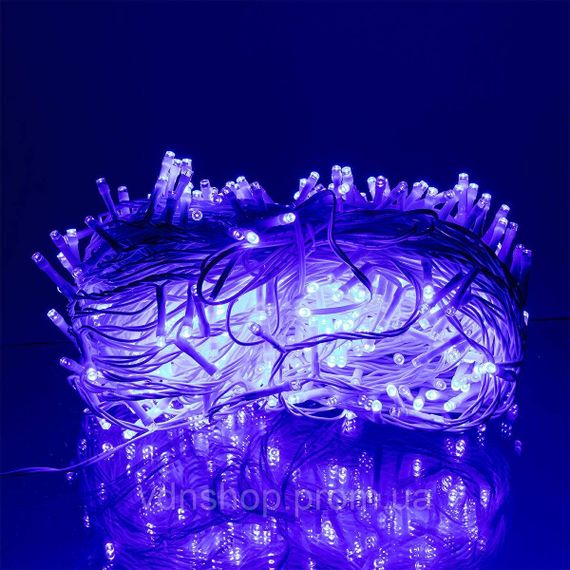 Гірлянда Різдвяна фея вулична 50 м 500 LED білий провід Синій CF500L50MWBL | Зображення 1