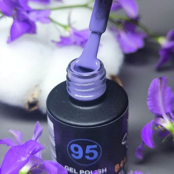 Гель-лак для нігтів Bee Nails 095 (пильно-фіолетовий) 8мл