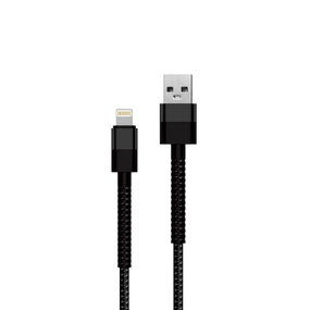Кабель USB Lightning WALKER C700 чорний