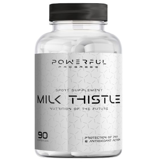 Натуральна добавка для спорту Powerful Progress Milk Thistle 90 Caps