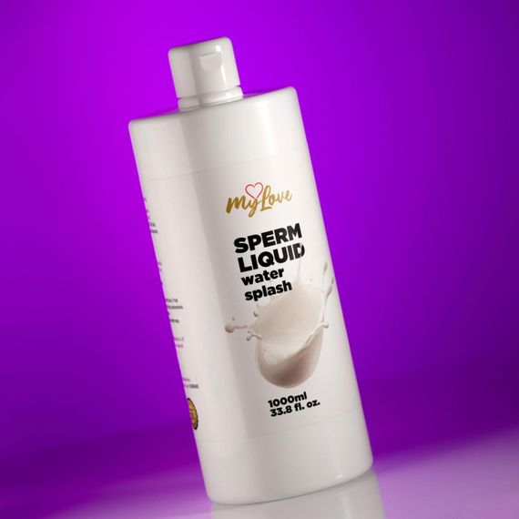 Лубрикант - MyLove Sperm Liquid Water Splash, 1000 мл Sex Aura | Зображення 1