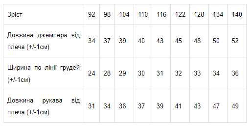 Джемпер для дівчинки Носи своє 98 Зелений (p-5940-52160) | Зображення 1