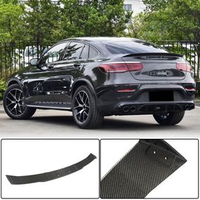 Дифузор заднього бампера (для GLC43 AMG 2020-2022, Карбон) для Mercedes GLC coupe C253 рр