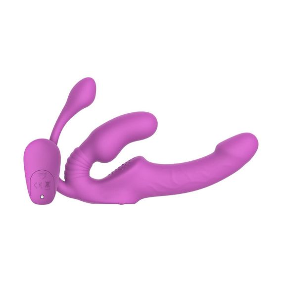 Безремінний страпон с анальною вставкою Teazers Strapless Strap-On with Anal Plug Sex Aura | Зображення 2