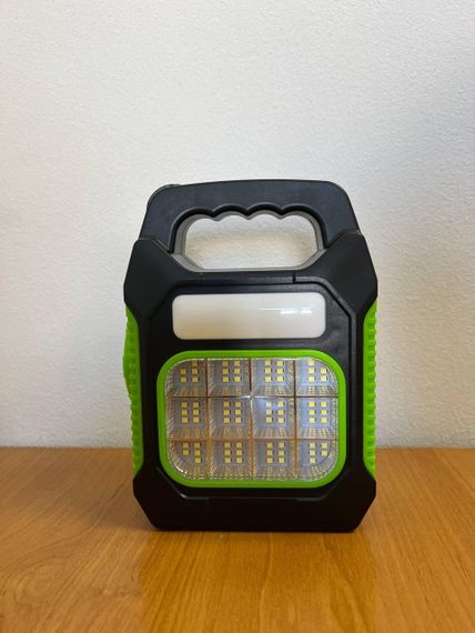 Переносний ліхтарик JY-978B + power bank, Ліхтарик із сонячною панеллю Зелений   знижка | Зображення 5