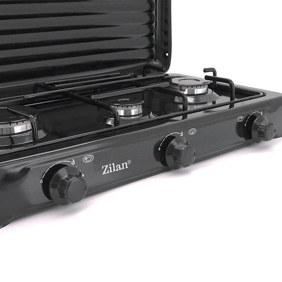 Газова плита Zilan ZLN0032, 3 комфорки, Black | Зображення 2