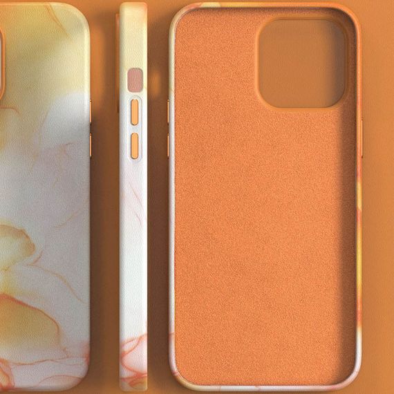 Кожаный чехол Figura Series Case with MagSafe для Apple iPhone 11 Pro Max (6.5") Искусственная кожа, Orange | Зображення 1