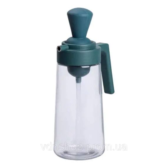 Пляшка для олії з дозатором 550 мл скляна пляшка для оливкової та соняшникової олії HP-1351 | Зображення 1