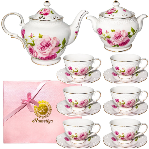 1779 Сервіз чайний 14пр. Бант (240мл, бл.15см, цук.350мл, чайн.1,3л)