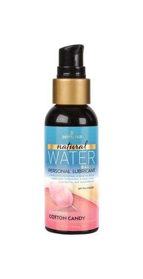 Смазка на водной основе Sensuva Natural Water-Based Cotton Candy (57 мл) без глицерина и парабенов