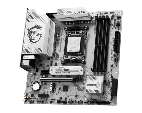 Материнcкая плата MSI B850M GAMING PLUS WIFI6E sAM5 B850 4xDDR5 M.2 HDMI DP WiFi BT mATX 911-7E81-001 | Зображення 3