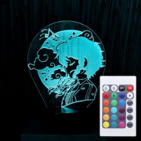 Акриловый светильник-ночник с пультом 16 цветов Genshin tty-n000288