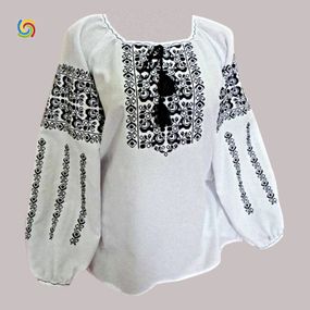 Рубашка Украинская вышиванка  44428723 цвет белый размер L