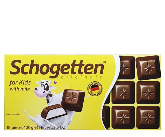 Німецький шоколад молочний Schogetten for Kids, 100 г