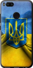 Чехол на Xiaomi Mi A1 Флаг и герб Украины 1 "375u-1132-17620"