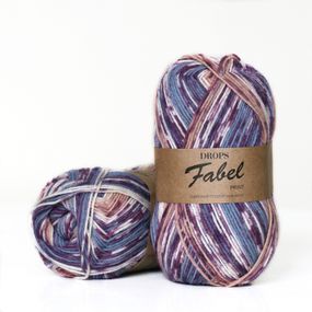 Drops Fabel - Print, 904 Lavendel