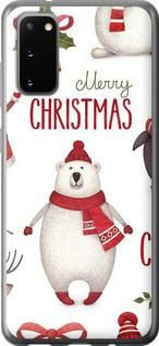 Чохол на Samsung Galaxy S20 Merry Christmas із пластику FCh_024385