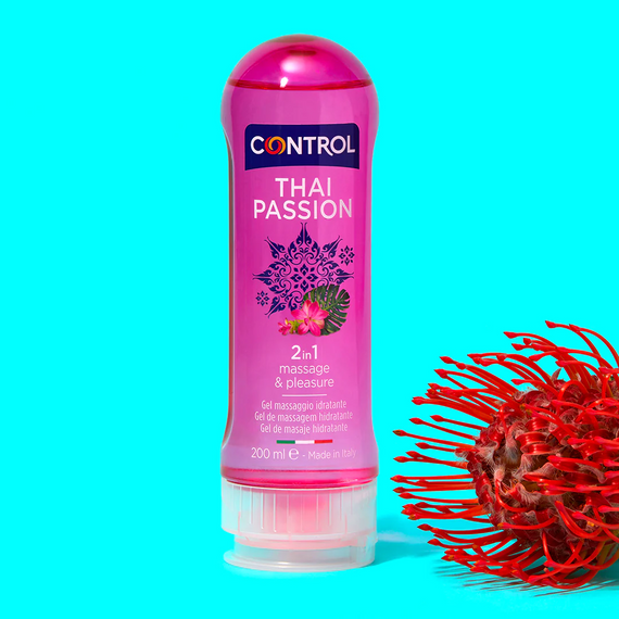 Масажний гель CONTROL THAI PASSION, 200 ML Sex Aura | Зображення 1