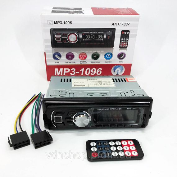 Магнітофони для машин MP3-1096 BT ISO, Магнітоли з usb для дому, Автомагнітоли 1, Мультимедіа в машину DZ-31 | Зображення 2