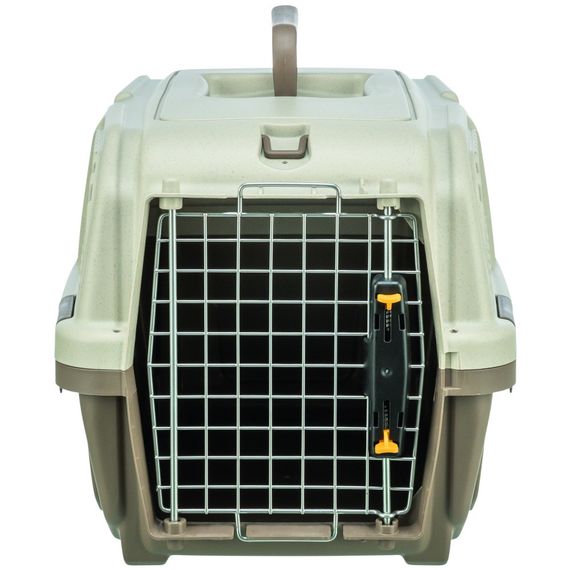 Контейнер-переноска Trixie для собак та котів Skudo 1 вагою до 12 кг коричнева пластик розмір XS 30x32x49 см | Зображення 2