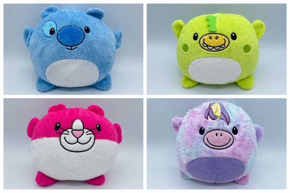 Детская пижама-плед Kids Huggle Pets ART-0536, теплый плюшевый костюм 3в1 (пижама/плед/подушка), S/M/L