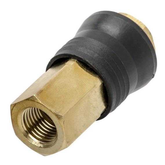 Швидкороз'ємне з'єднання з внутрішньою різьбою 1/4", латунь INTERTOOL PT-1814 | Зображення 1