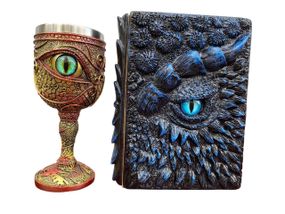 Подарунковий набір Келих 3D Око Зелений і Блокнот 3D «Книга тіней і Глубін»