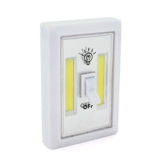Світильник настінний POWERMASTER SL-606, з вмикачем, 2 LED, 3 типи кріплення