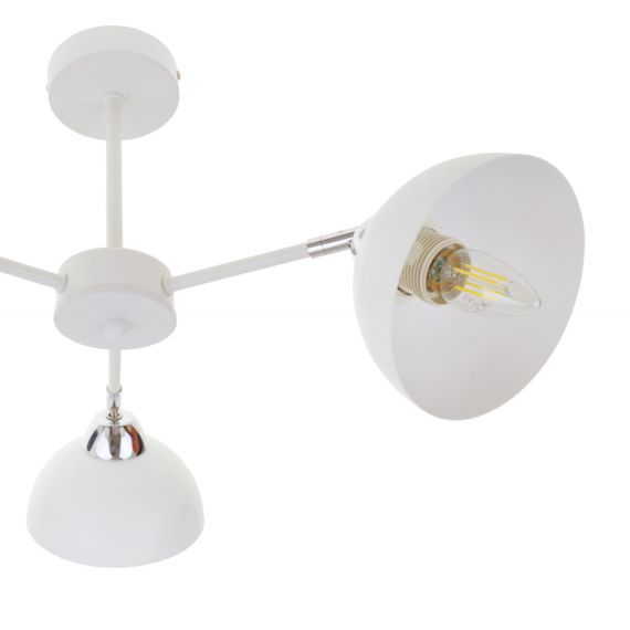 Люстра потолочная в спальню Е27 60W WH/CH (BL-998C/3) | Зображення 4