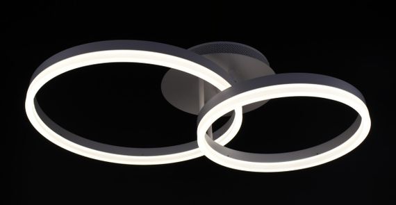 Люстра світлодіодна стельова LED світильник для квартири на стелю лед з пультом 26083 Білий 10х40х62 см. | Зображення 3