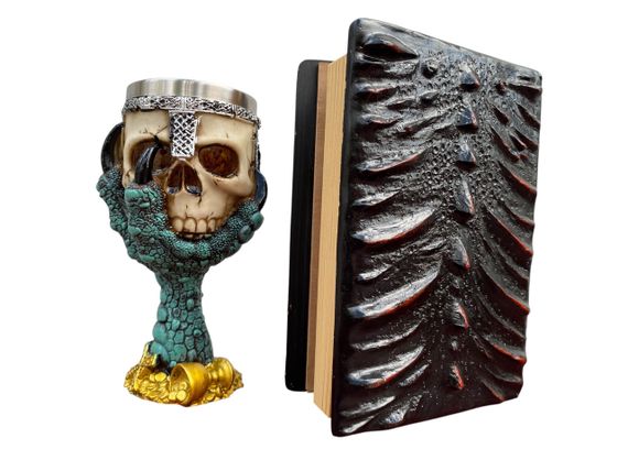 Подарунковий набір Келих 3D Лапа Дракона та Блокнот 3D «Око Пламінного Дракона» | Зображення 1