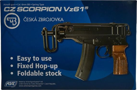 Пістолет-кулемет страйкбольний ASG CZ Scorpion Vz61 кал. 6 мм | Зображення 9