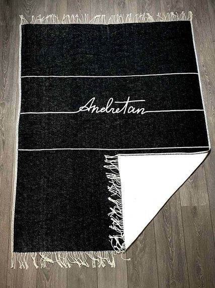 Плед SoundSleep by ANDRE TAN хлопковый 140х200 см черный (51970707) | Зображення 8