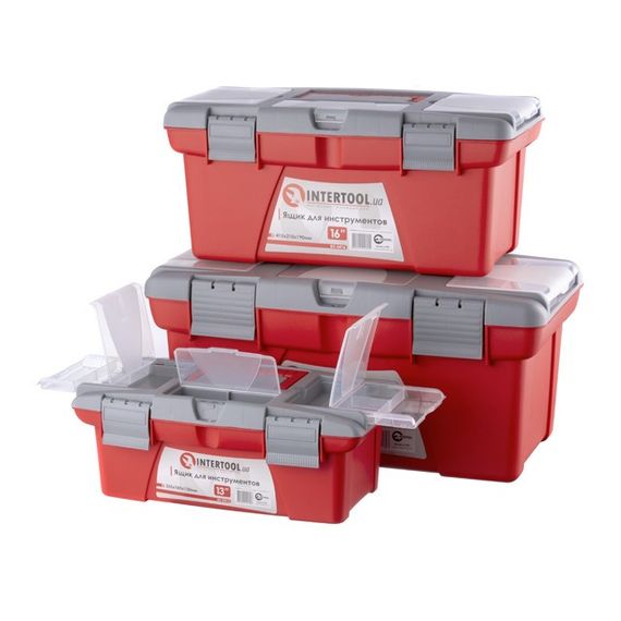 Комплект ящиків для інструменту 3 од. INTERTOOL BX-0403 | Зображення 4