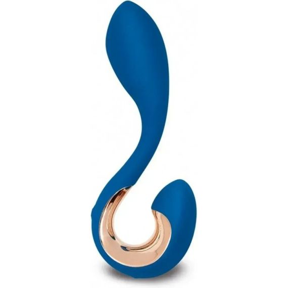 Вібратор для точок G та P Gpop2 синій, 12.5 х 2.8 см Sex Aura