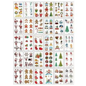 Набір дитячих тимчасових тату "Різдво та Новий рік №2" tattoo-mini-set-cmas-30-2