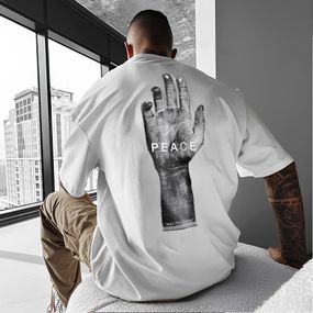 Футболка з ДТФ принтом (оверсайз)