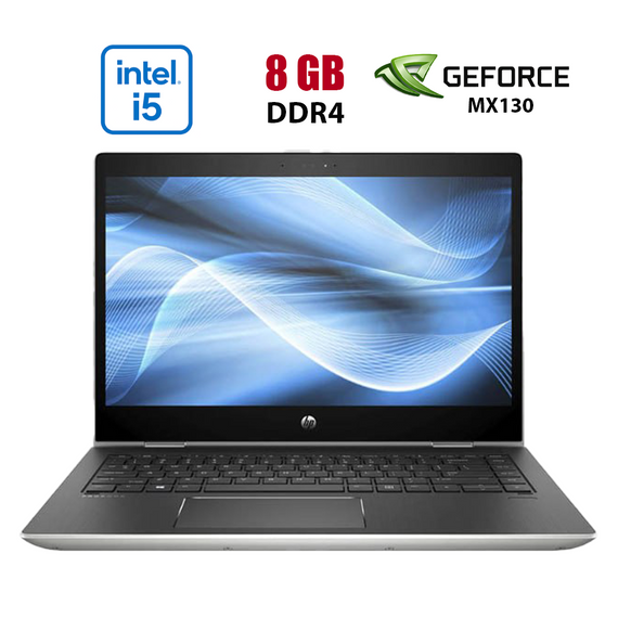 Ноутбук-трансформeр HP Probook X360 440 G1 / 14" (1920x1080) IPS / Intel Core i5-8250U (4 (8) ядра по 1.6 - 3.4 GHz) / 8 GB DDR4 / 128 GB SSD / nVidia GeForce MX130, 2 GB GDDR5, 64-bit / WebCam б/в