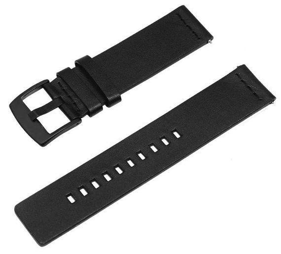 Шкіряний ремінець Primo Classic для годинника Samsung Galaxy Watch Active (SM-R500) /Active 2 (SM-R820/R830) - Black | Зображення 3