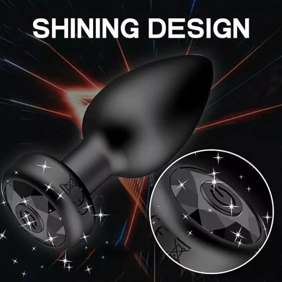 Анальная пробка с 10 режимами, дистанционным управлением, силиконовая, USB-зарядка, тихая и мощная | Зображення 8