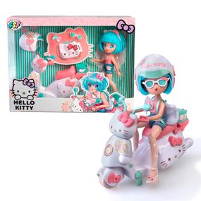 Кукла 4SF Manga Dolls Hello Kitty Красавица Пинк на скутере (HKTF3000)