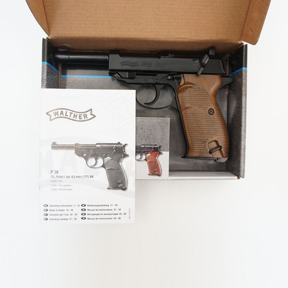 Пневматический пистолет Umarex Walther P38 Blowback Пневматическое оружие пистолеты Пистолет пневматический | Зображення 2