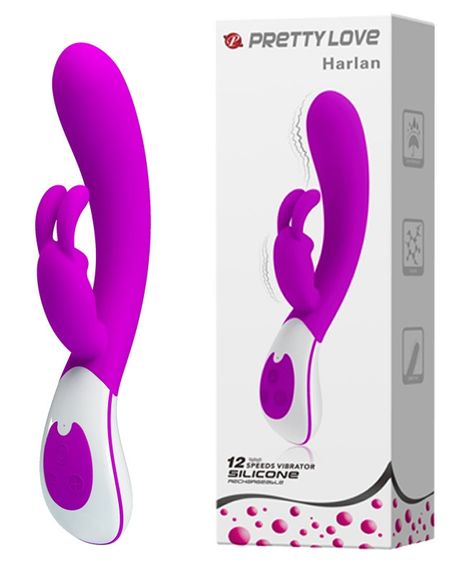 Перезаряжаемый вибратор PRETTY LOVE - Harlan, BI-014232-1 sexstyle