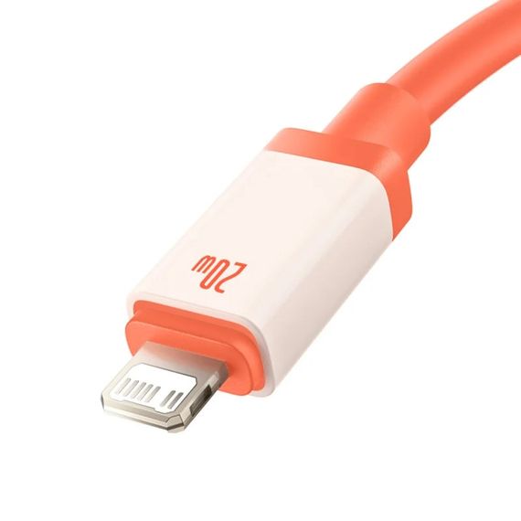 Дата кабель Baseus 0°C Series Fast Charging Type-C to Lightning 20W (1m) (P10368802731) Canyon Coral | Зображення 1